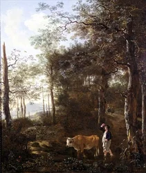 Mandriano in una radura